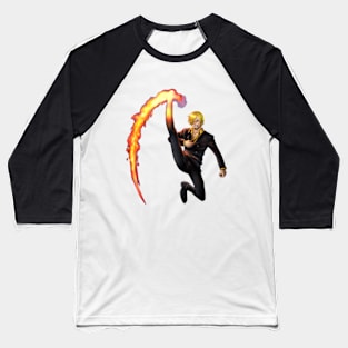 Vinsmoke Sanji show Kick Baseball T-Shirt